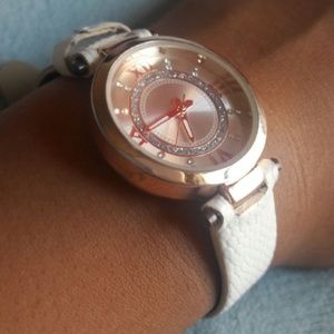 Rose gold watch